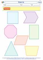 Mathematics - Fifth Grade - Worksheet: Shape Up