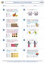 Mathematics - Second Grade - Worksheet: Subtraction is not Commutative