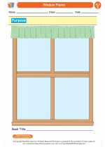 English Language Arts - Fifth Grade - Worksheet: Window Frame