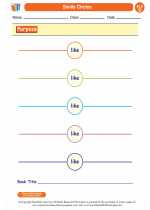 English Language Arts - Fourth Grade - Worksheet: Simile Circles