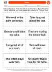 English Language Arts - Second Grade - Activity Lesson: Verbs