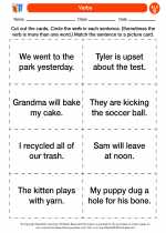 English Language Arts - Second Grade - Activity Lesson: Verbs