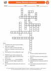 English Language Arts - Fourth Grade - Literary Elements - Worksheet: Literary Elements crossword