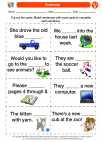 English Language Arts - Second Grade - Activity Lesson: Sentences