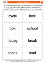 English Language Arts - Fourth Grade - Activity Lesson: Prefixes & Suffixes