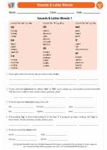 English Language Arts - Fourth Grade - Activity Lesson: Sounds & Letter Blends