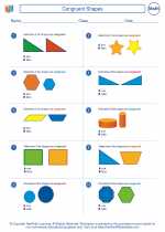 congruent shapes mathematics worksheets and study guides fifth grade