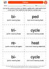 English Language Arts - Second Grade - Activity Lesson: Prefixes