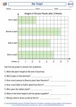 Mathematics - Fourth Grade - Worksheet: Bar Graph