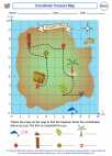 Mathematics - Fifth Grade - Plot Points - Worksheet: Coordinate Treasure Map
