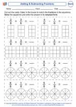 Mathematics - Fourth Grade - Activity Lesson: Adding & Subtracting Fractions