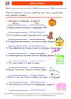 English Language Arts - Second Grade - Worksheet: Abbreviations