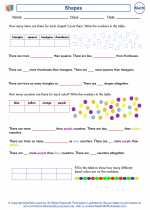 Mathematics - Third Grade - Worksheet: Shapes