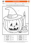 Social Studies - First Grade - Worksheet: Color the letters