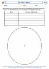 Mathematics - Fourth Grade - Activity Lesson: Pie Chart - Blank