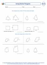 Mathematics - Eighth Grade - Worksheet: Using Similar Polygons