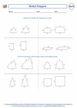 Mathematics - Eighth Grade - Worksheet: Similar Polygons