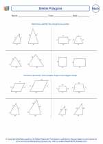 Mathematics - Eighth Grade - Worksheet: Similar Polygons