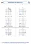 Mathematics - Sixth Grade - Coordinates - Worksheet: Transformations Triangles/Polygons