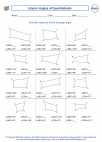 Mathematics - Fourth Grade - Shapes - Worksheet: Interior Angles of Quadrilaterals