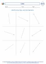 Mathematics - Fourth Grade - Worksheet: Lines