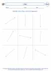 Mathematics - Fourth Grade - Lines and Angles - Worksheet: Lines