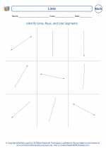 Mathematics - Fourth Grade - Worksheet: Lines