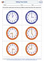 Mathematics - Third Grade - Activity Lesson: Telling Time Cards
