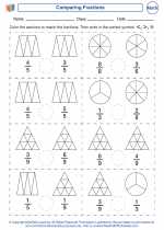 Mathematics - Fifth Grade - Worksheet: Comparing Fractions