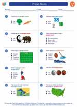 English Language Arts - Second Grade - Worksheet: Proper Nouns