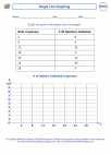 Mathematics - Sixth Grade - Graphs - Worksheet: Single Line Graph