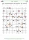 Mathematics - Fourth Grade - Activity Lesson: Math Crossword