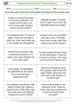 Mathematics - Fourth Grade - Activity Lesson: Multiplication & Division Problem