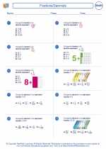 Mathematics - Fifth Grade - Worksheet: Fractions/Decimals