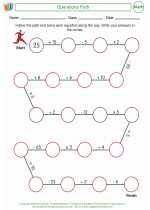 Mathematics - Fourth Grade - Activity Lesson: Operations Path