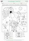 Mathematics - First Grade - Worksheet: Color by Numbers