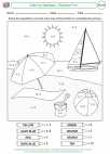 Mathematics - First Grade - Worksheet: Color by Numbers