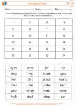 English Language Arts - First Grade - Activity Lesson: Alphabetical Order