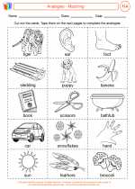 English Language Arts - Fourth Grade - Activity Lesson: Analogies - Matching