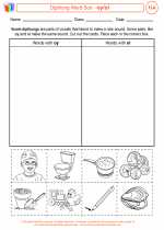 English Language Arts - Third Grade - Worksheet: Dipthong Word Sort - oy/oi