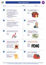 Social Studies - Sixth Grade - Worksheet: Great Depression