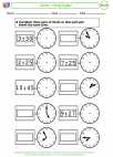 Mathematics - Second Grade - Time - Worksheet: Clocks - Going Digital