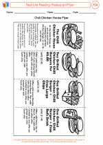 English Language Arts - Fifth Grade - Activity Lesson: Chili Chicken House Flyer