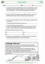 Mathematics - Third Grade - Activity Lesson: School Sports