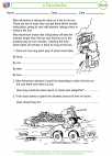 Mathematics - Third Grade - Word Problems - Worksheet: A Trip to the Zoo