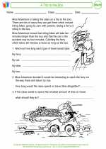 Mathematics - Third Grade - Worksheet: A Trip to the Zoo