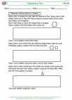 Mathematics - Third Grade - Worksheet: Tessellating Tiles