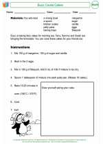 Mathematics - Second Grade - Activity Lesson: Buzz Cooks Cakes
