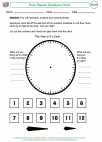 Mathematics - Second Grade - Time - Worksheet: Buzz Repairs Grandpa's Clock