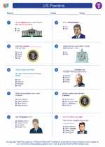 Social Studies - Fourth Grade - Worksheet: U.S. Presidents